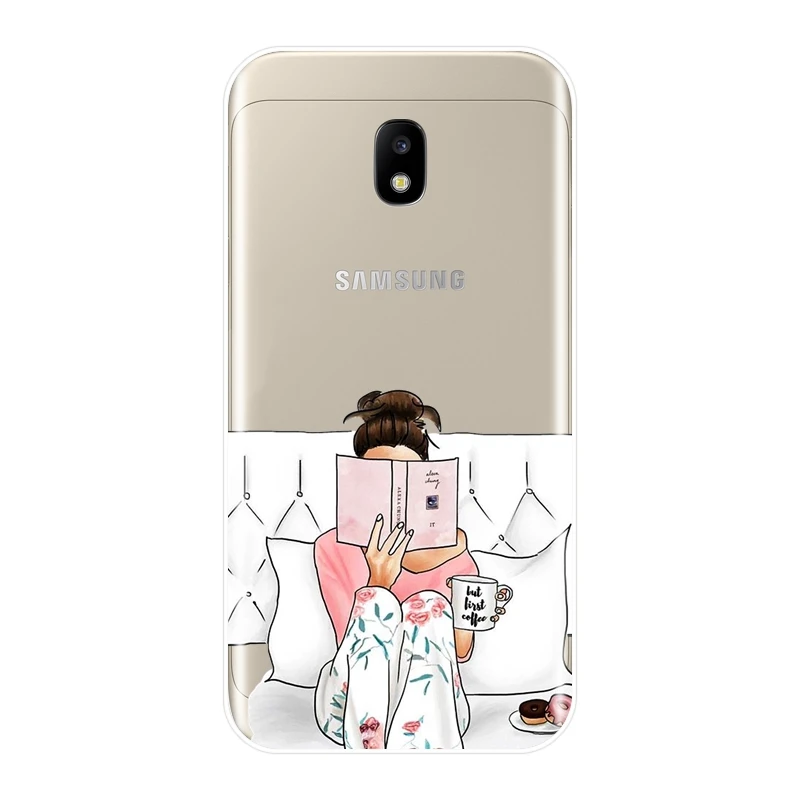 Чехол из ТПУ для Samsung Galaxy J2 J5 J7 Prime J3 2015 2016 2017 силиконовый мягкий чехол книжка J4 J6 J8