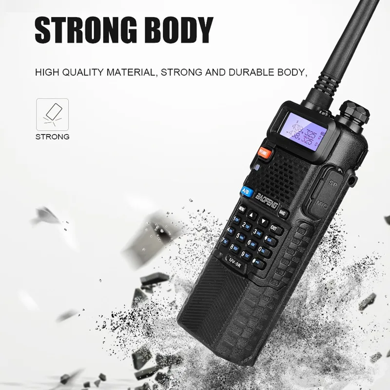 Мощный BAOFENG UV 5R 8 Вт рация CB радио любительский двухдиапазонный