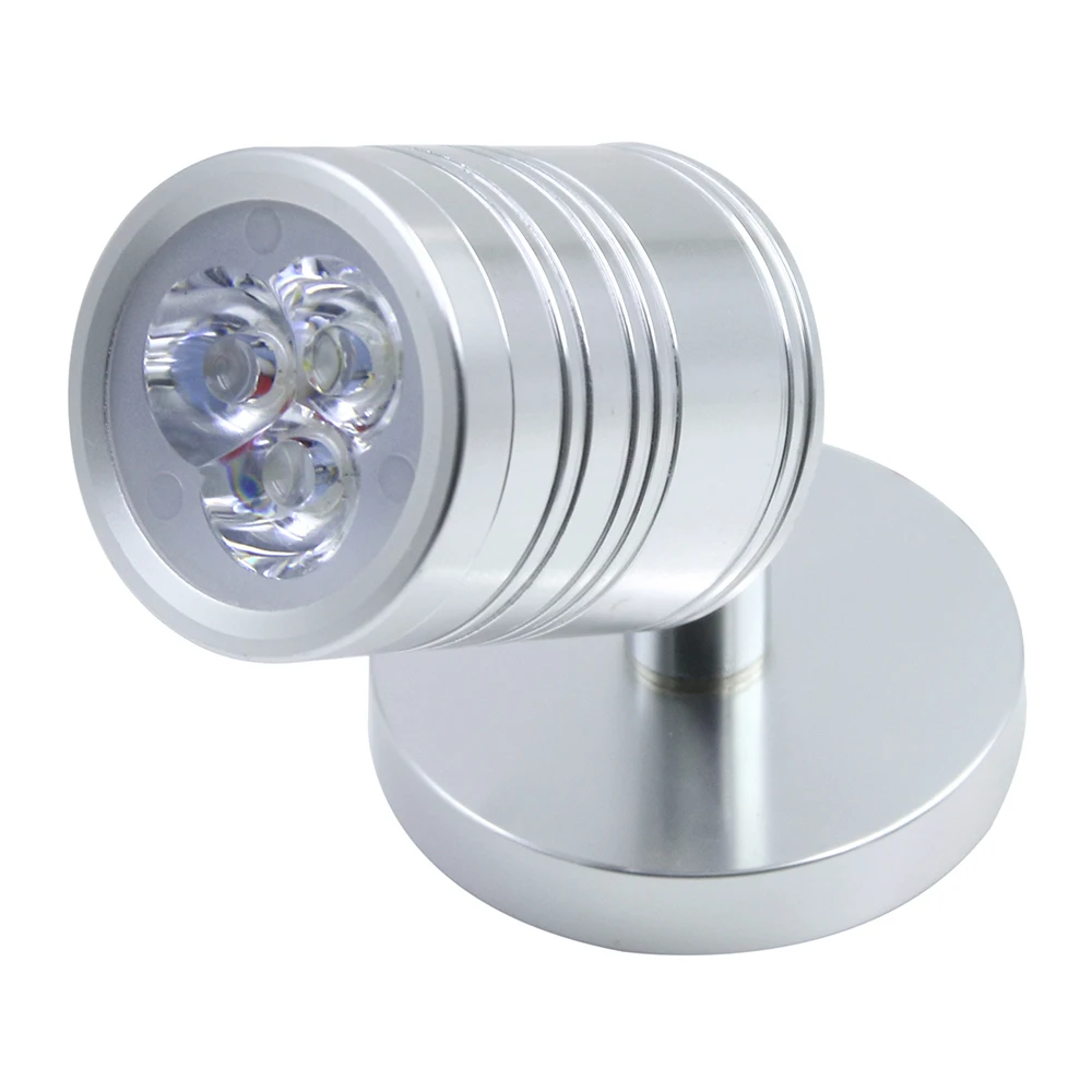 DONWEI 3W 3LED регулируемый угол украшения дома в простом стиле алюминиевый настенный