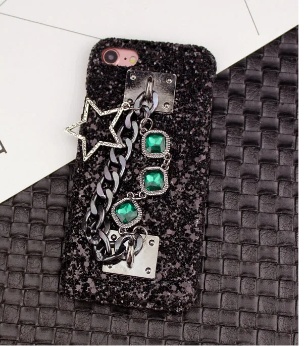 Aibor Роскошный блеск Косметическая пудра чехол для iPhone 5 5S SE X 6 S плюс 7 8 Bling алмаз