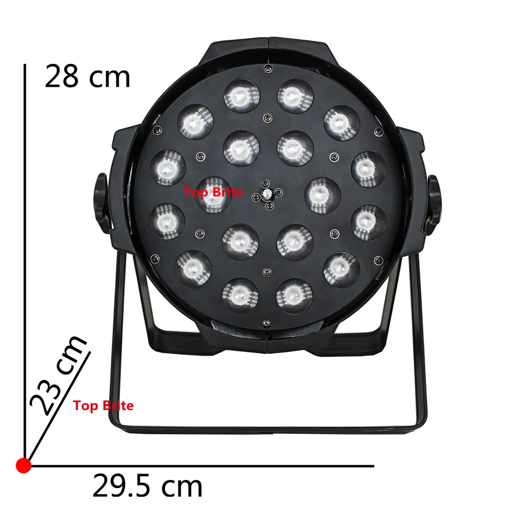 8В1 картонная посылка для помещений из алюминия Par Lights 18X10W RGBW четырехцветный