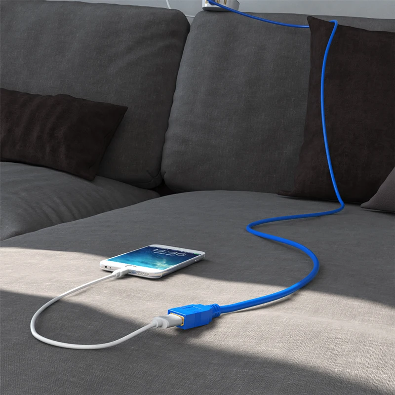 SAMZHE USB3.0 удлинитель 5 Гбит/с скорость USB кабель Plug and play мужчин и женщин