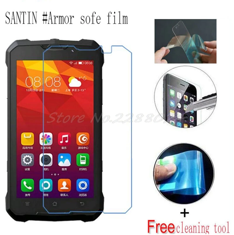 2 шт. ультратонкая нано защитная пленка для экрана SANTIN # Armor 5 0 дюйма защитный чехол