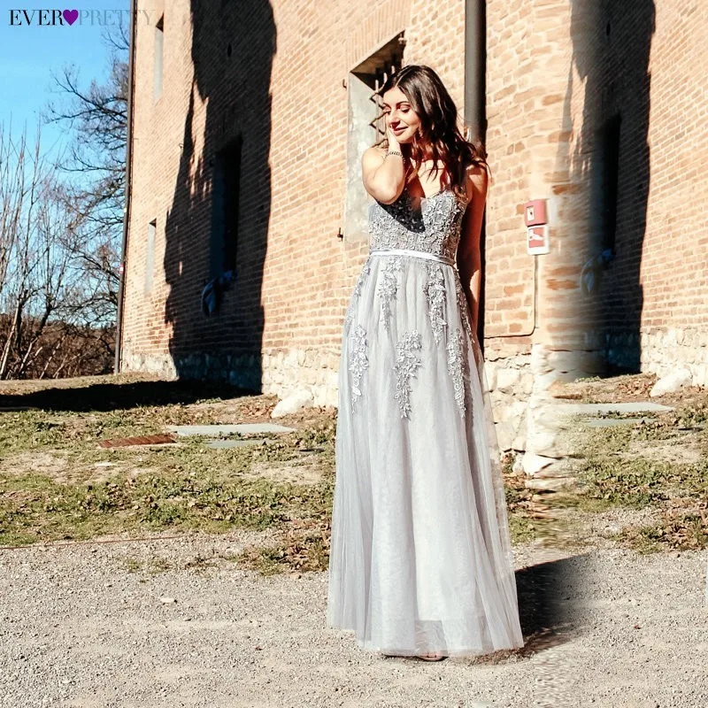 Robe De Soiree Ever красивые кружевные бисерные Сексуальные Длинные Выпускные платья с открытой спиной для невесты, банкета, элегантные вечерние платья с аппликацией