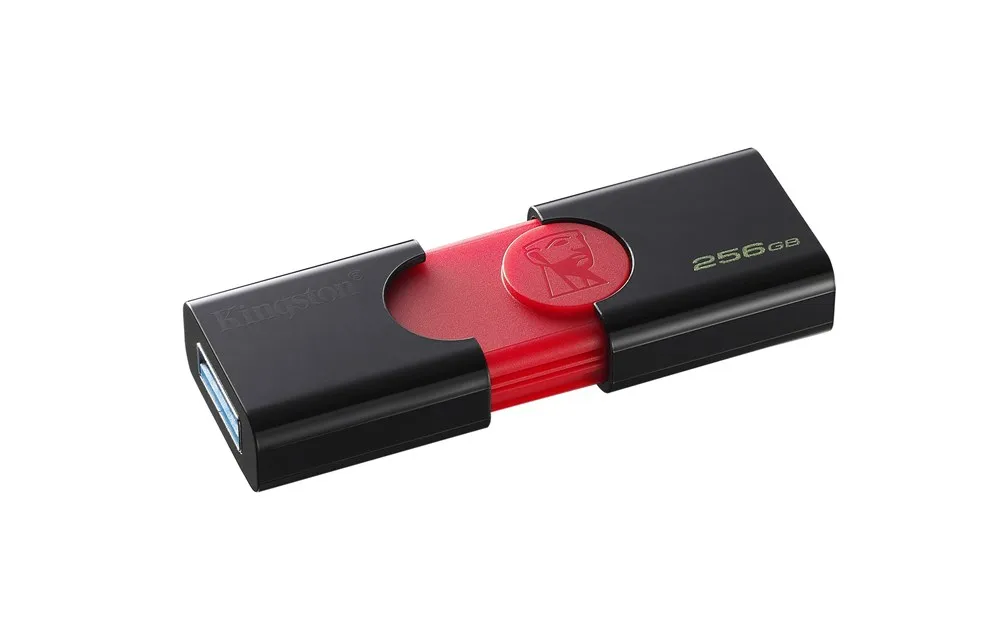 Kingston Technology DataTraveler 106 256 GB 3.0 (3.1 Gen 1) Conector USB Tipo A Deslizar Negro Rojo | Компьютеры и офис