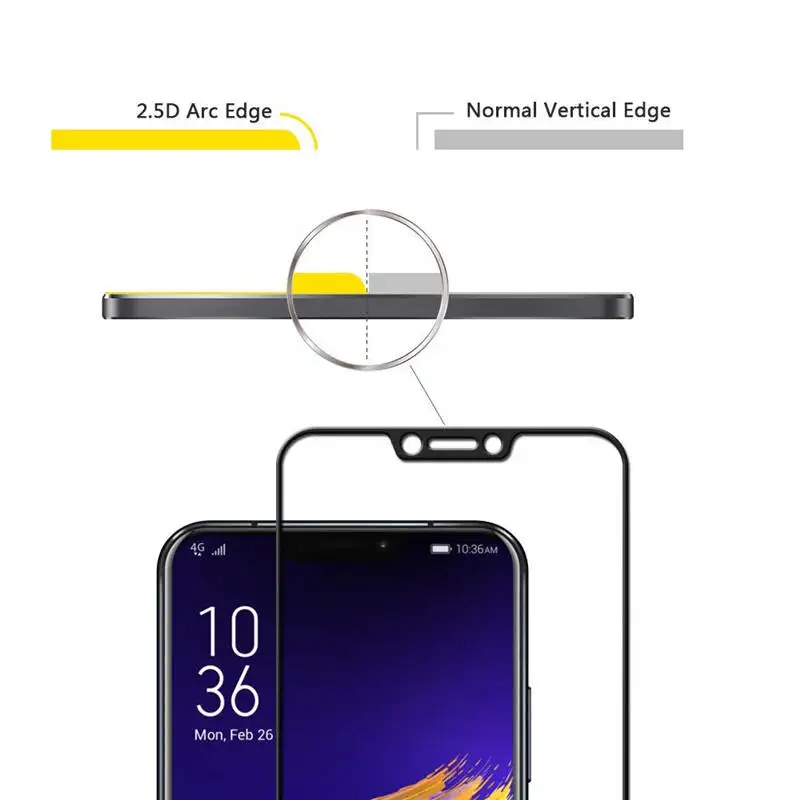 Темперированное стекло для защиты экрана Asus ZenFone 5Z ZS621KL 2018 ZS621 KL ZS 621.