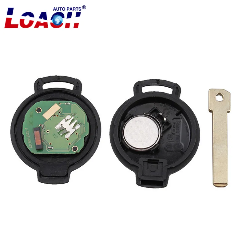 433 434 mhzдистанционный Автомобильный ключ подходит для Mercedes Benz Smart Fortwo 451 2007 2008 2009 2010