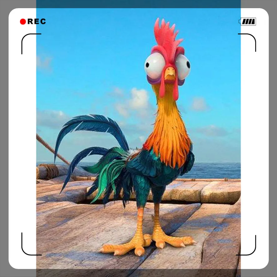 Полная Алмазная вышивка животное Моана член 5D алмазная живопись крестиком 3D DIY