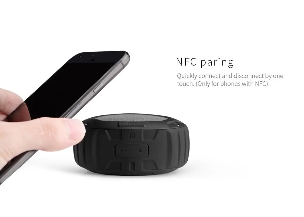 Bluetooth 4.0 Портативный открытый Беспроводной Динамик с NFC Совместимость Встроенный