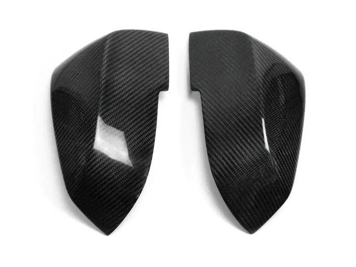 Car Accessories For BMW F30 3-Series Carbon Fiber Mirror Cover Stick On Type Glossy Finish Side Kit Fibre Drift Trim | Автомобили и