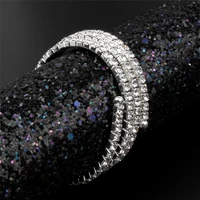 juchao hot sale multiple styles fashion crystal stretch shine bracelets for women couple girlsfriend bangles wedding bridal gift