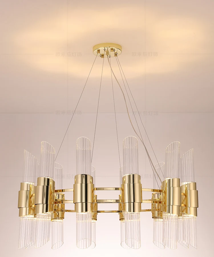 Modern minimalist light luxury living room chandelier restaurant bar porch study hotel project model lamps | Лампы и освещение