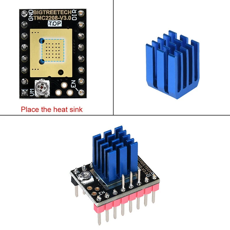 5 шт. BIQU BIGTREETECH TMC2208 V3.0 UART шаговый двигатель бесшумный драйвер умная электроника