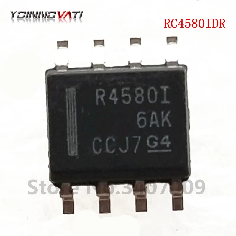 10 шт./лот Acting RC4580IDR SOP8 двойной аудио Операционный усилитель RC4580 новый