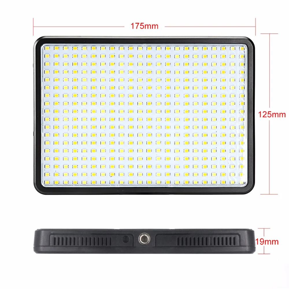396 LED Bulbs Lighting Bi-Color &amp Dimmable Slim DSLR Video Light + F550 Battery+Charger for Canon Nikon Camera DV Camcorder |