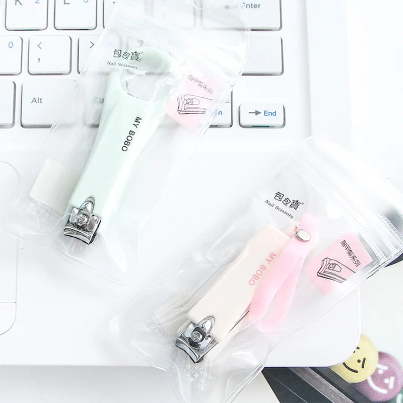 Высокое качество сплошной цвет Карманный палец ноготь клипер резак для триммера