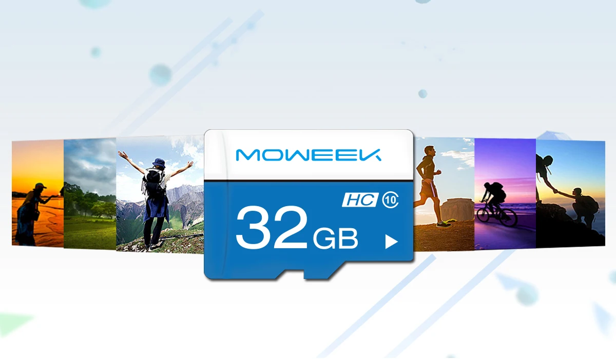 Moweek Micro SD карта 32 ГБ Class 10 карт памяти 8 ГБ 16 ГБ 64 ГБ TF карты 128 ГБ флэш-памяти microsd для смартфонов
