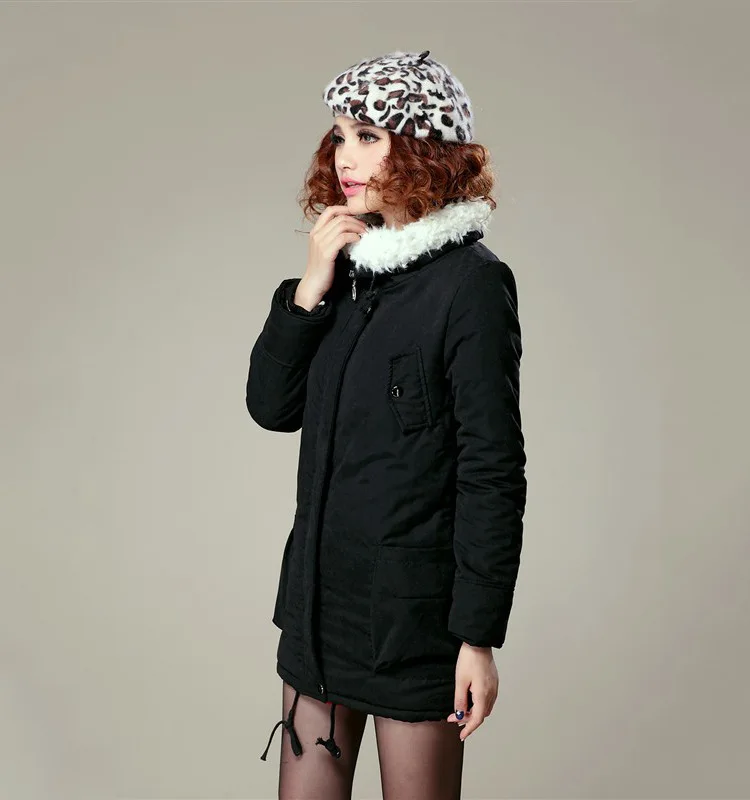 Autumn Winter Jacket Coat Women Parkas Woman Clothes Solid Long Jacket Slim Plus Size Women's Winter Jackets Coats S M L XL XXL