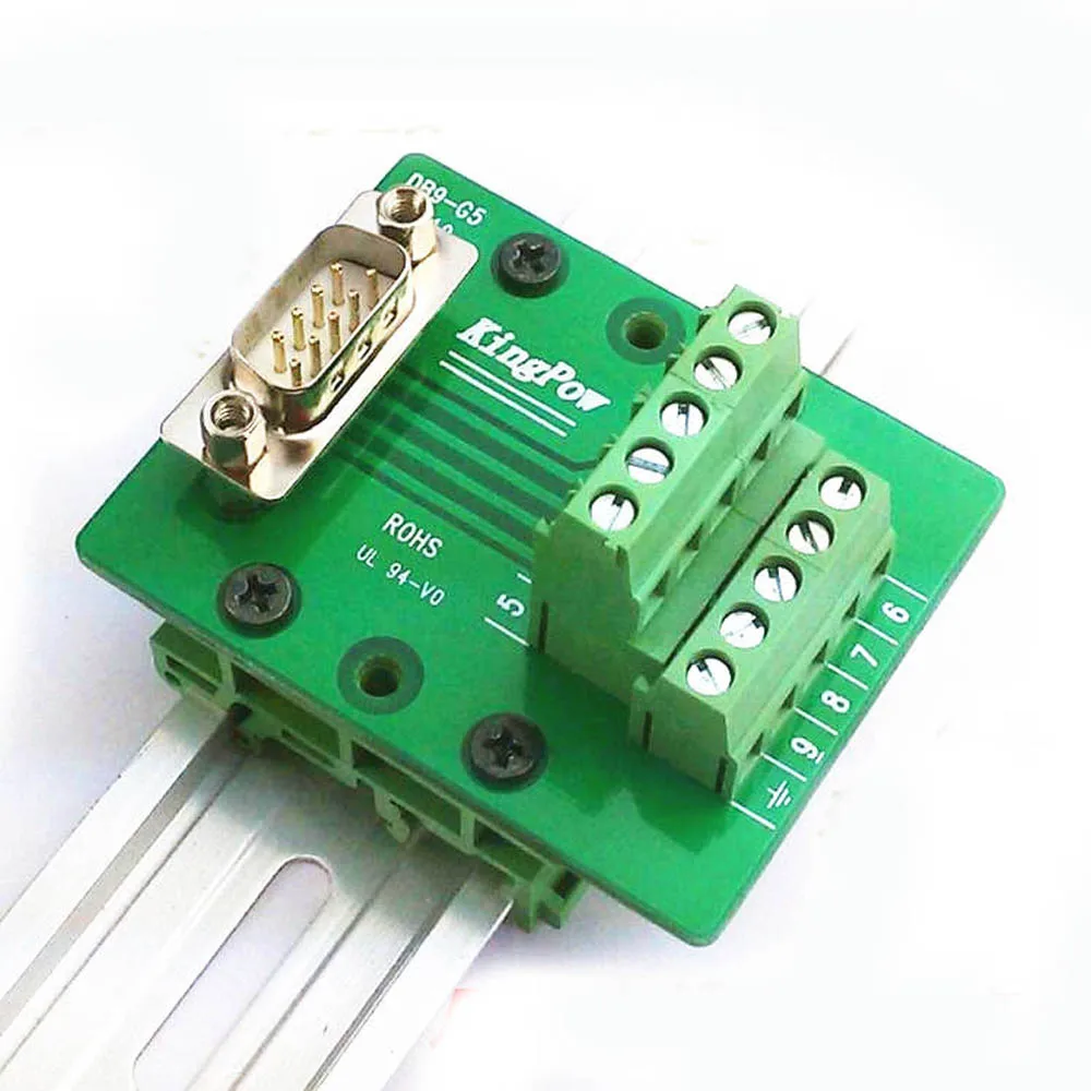 

db15 male free soldering frame with screw blocks