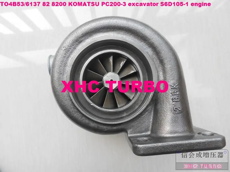 НОВЫЙ TO4B53/6137 82 8200 465044 -0261 Турбокомпрессор для двигателя экскаватора KOMATSU PC200-3 S6D105-1