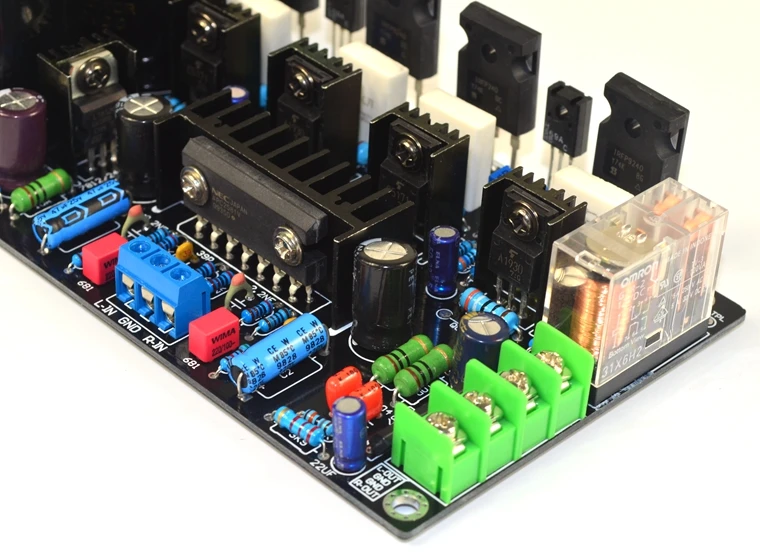 Плата усилителя мощности с транзистором IRF240 для super LM3886 TDA7293/TDA7294 регулируемый
