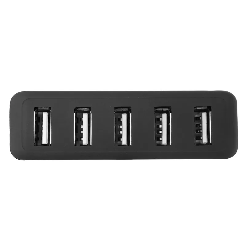 Высокая Скорость 7 Порты и разъёмы вертикальный USB 2,0 концентратор AC Мощность адаптер мульти usb-хаб сплиттер стол внешней вспышки для Raspberry Pi/ПК/Тетрадь ноутбук