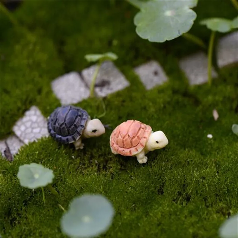 2 шт. Милая Мини Черепаха микро пейзаж домашний сад украшение DIY стеклянный