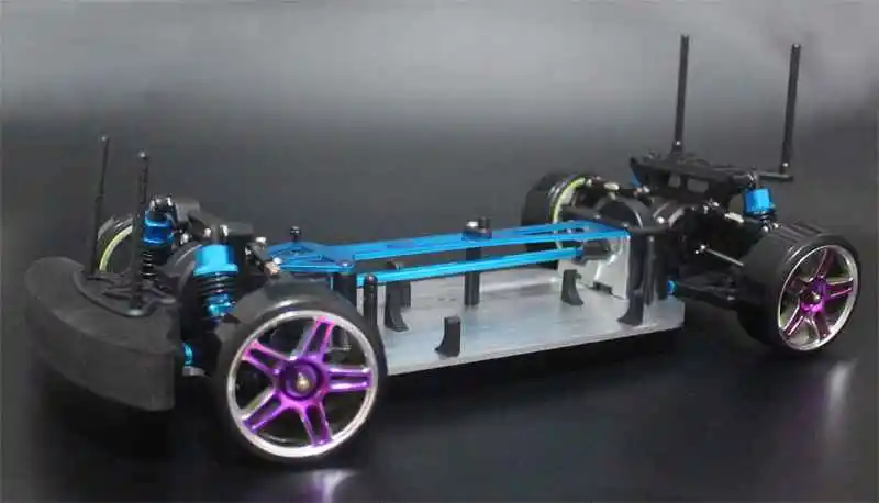 Обновленная версия Шасси 1/10 RC 4WD модель автомобиля на дороге дрейф пустой каркас