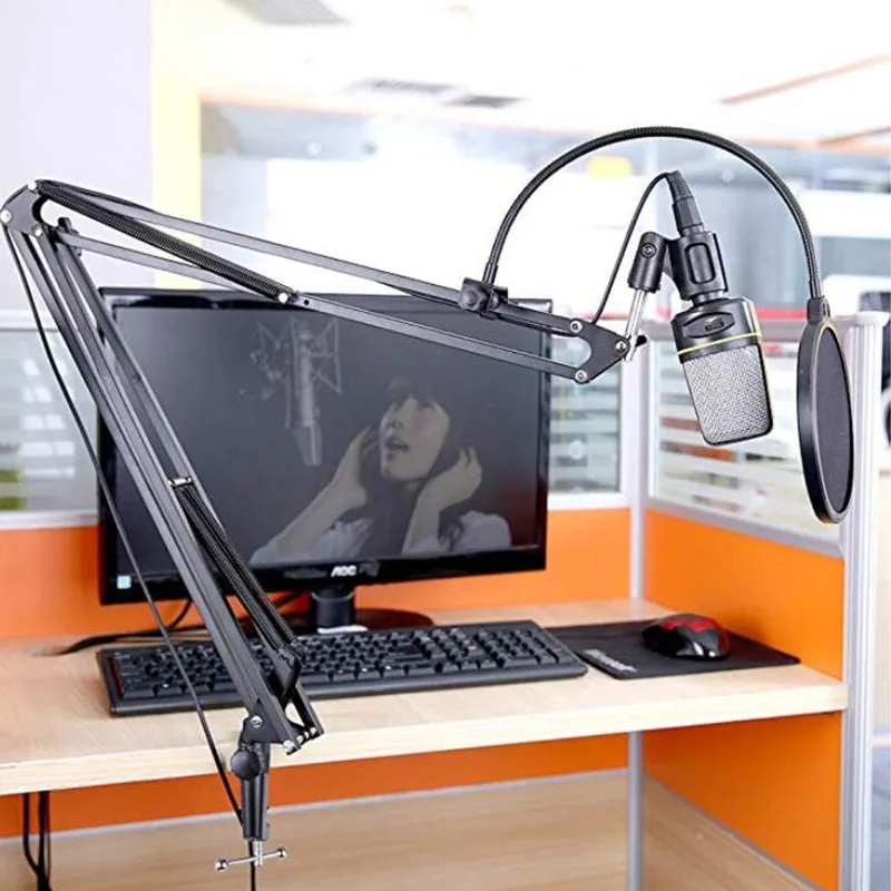 ZINGYOU BM 800 Держатель для микрофона Настольный подвесной кронштейн держатель с