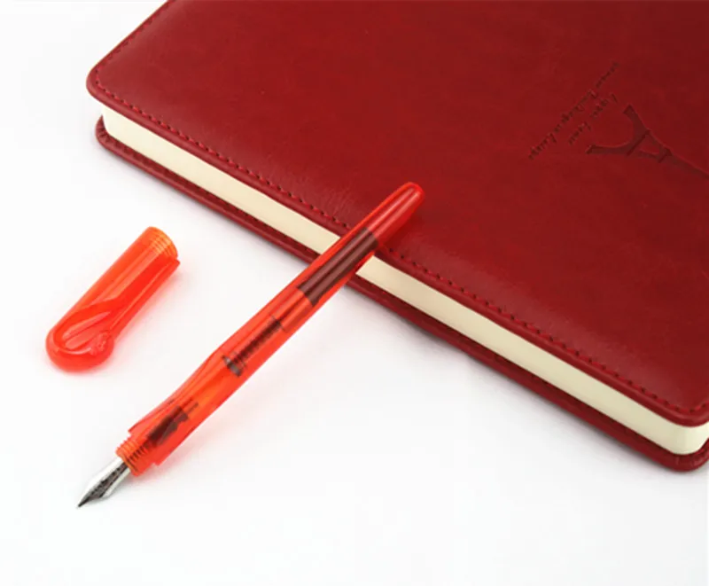 

Jinhao Creative Swan Fountain Pen Plastic Hooded Nib 0.38mm Ink Pens for Student Handwriting 12 Colors for Choose Gift Ink Pen