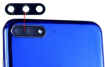 Новая задняя основная стеклянная крышка объектива камеры для Huawei Y7 Prime 2018 / Замена