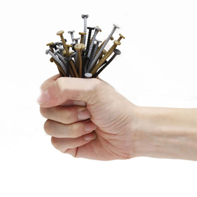 FHEAL многоразовая креативная железная гвоздь стиль пластиковая фруктовая вилка