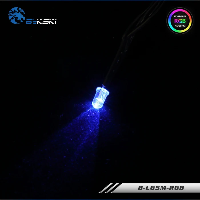 Bykski 12В RGB система освещения 4pin водяное охлаждение LED красный зеленый белый синий 4