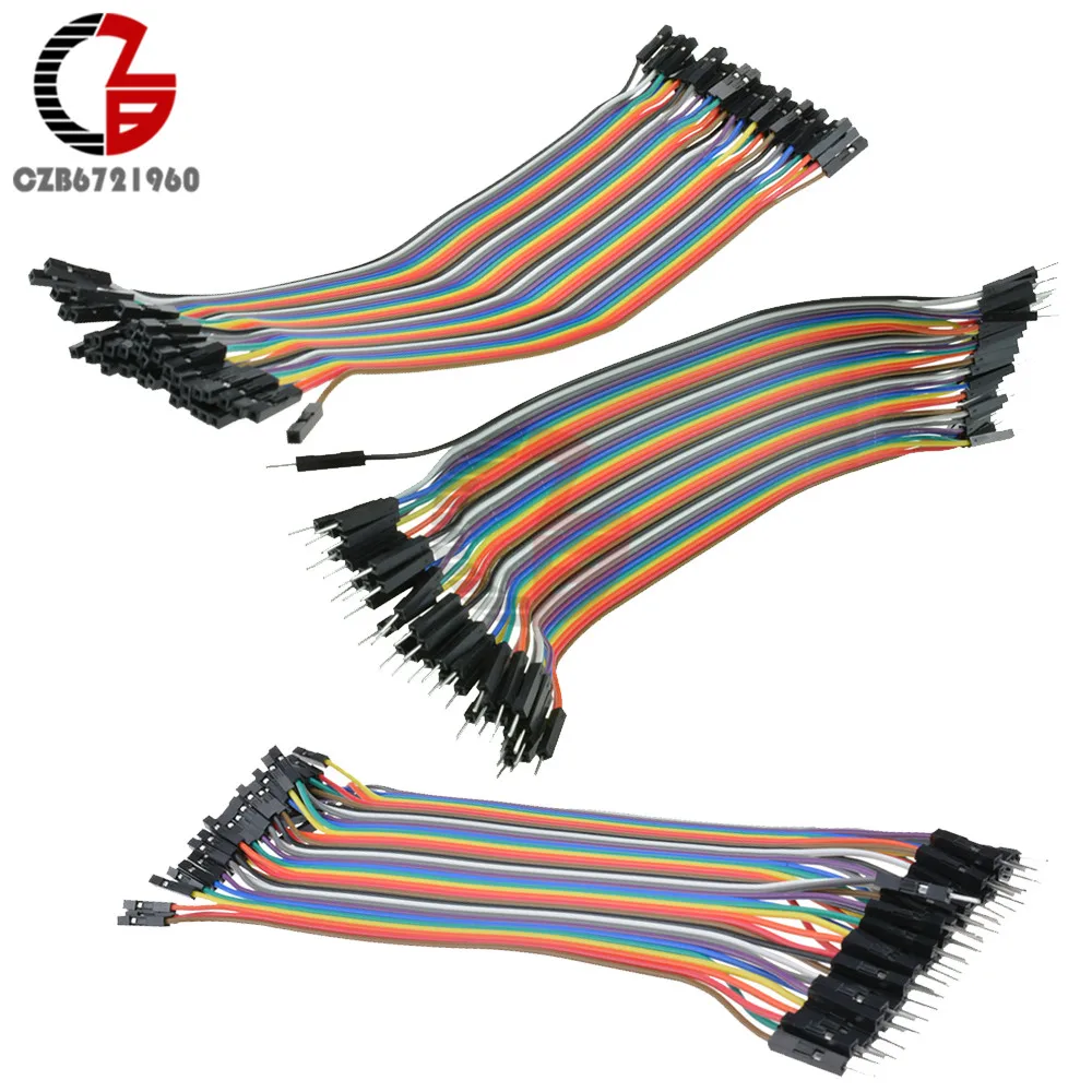 

10CM 20CM 40Pin Dupont Cable Male to Male / Male to Female / Female to Female Dupont Line Dupont Wire for Arduino DKY Kit