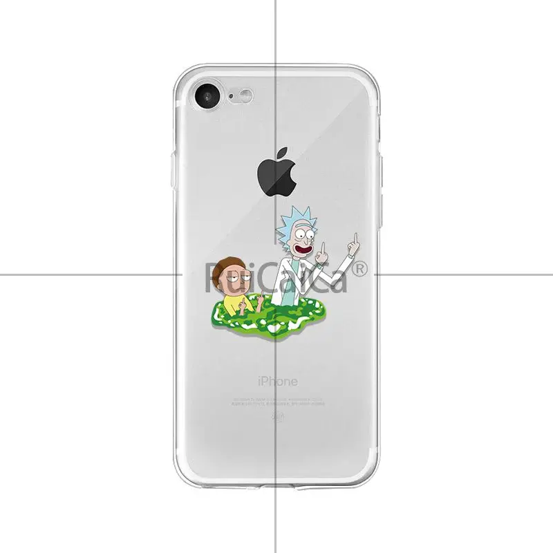 Ruicaica Забавный Rick and Morty ТПУ Мягкий силиконовый чехол для телефона Apple iPhone 8 7 6 S Plus X XS