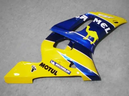 Желтый комплект синих обтекателей для YAMAHA YZFR6 98 99 00 01 02 YZF R6 1998 2000 2002 YZF600 ABS