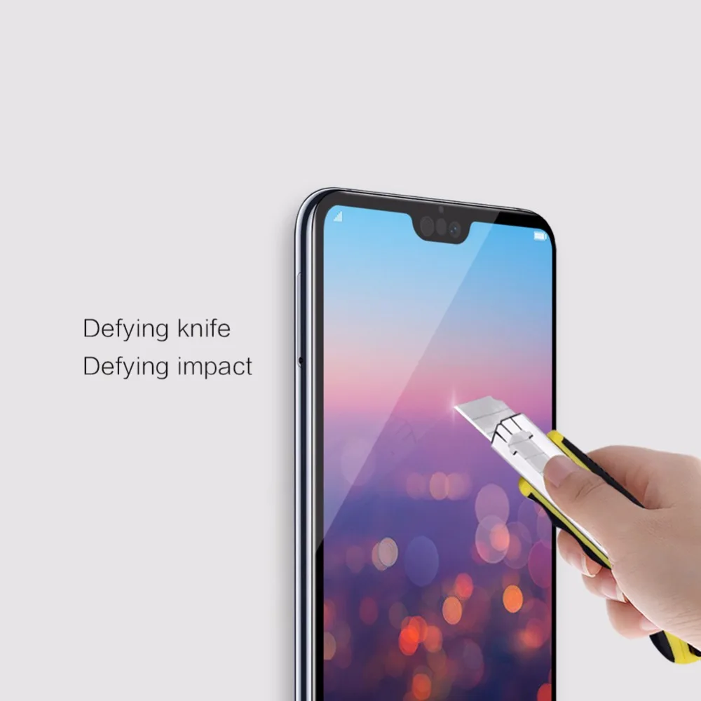 Nilkin для huawei P20 закаленное Стекло Экран Protector Nillkin 3D CP+ MAX полное покрытие Anti-Explosion Стекло фильм для huawei P20