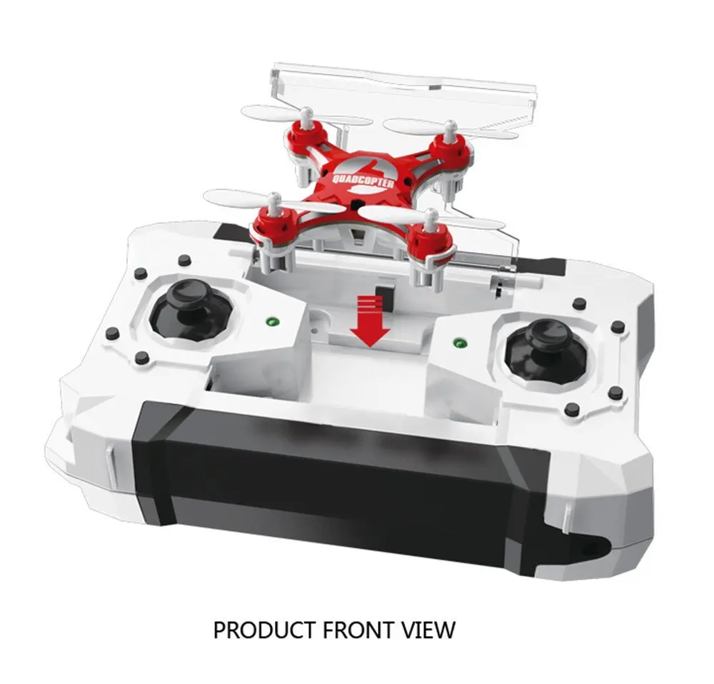 

EBOYU FQ777-124 Pocket RC Drone 4CH 6-осевой гироскоп RC Квадрокоптер с переключаемым контроллером подарок игрушки для детей RTF