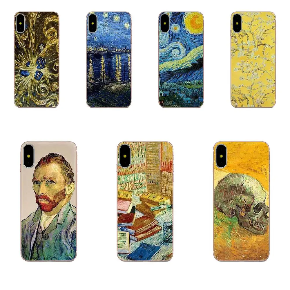 Doctor Who Van Gogh Art Для Huawei P7 Honor 4C 5A 5C 5X 6 6C 6A 6X 7 7X 8 9 V8 V10 Y3II Y5II Y6II G8 Play Lite мягкий популярный