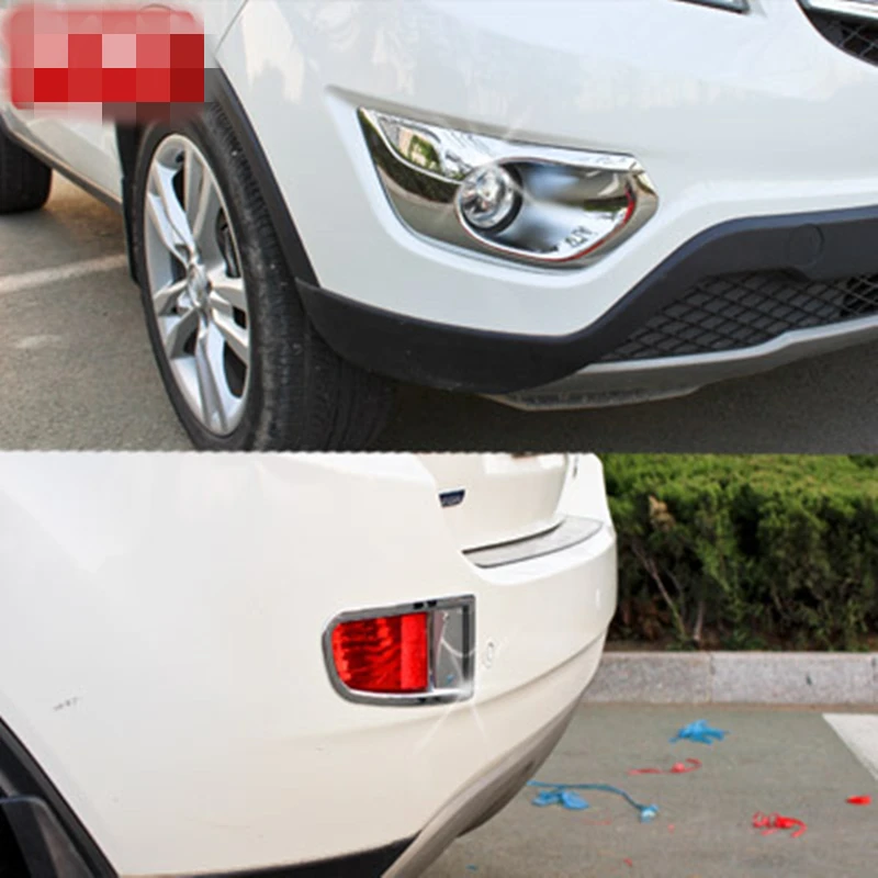 Отделка противотуманной фары для 2012 16 CHANGAN CS35 передняя и задняя хромированная