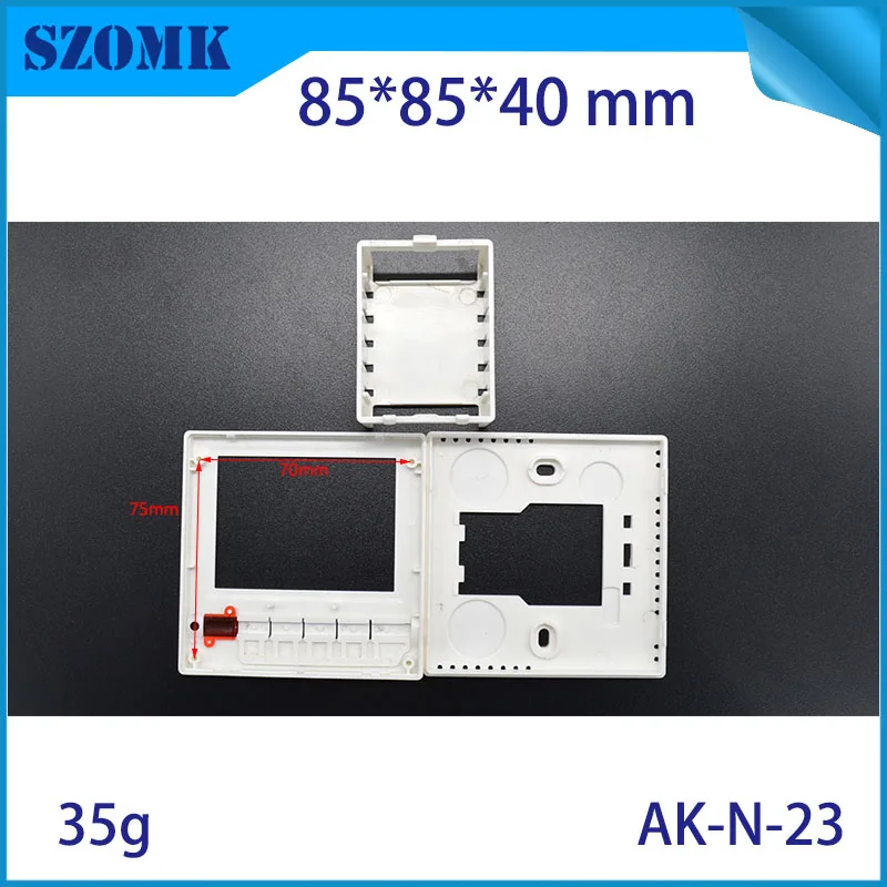 4 шт. 85*85*40 мм Новый Пластиковый корпус для проекта pcb электронный с ЖК-дисплеем