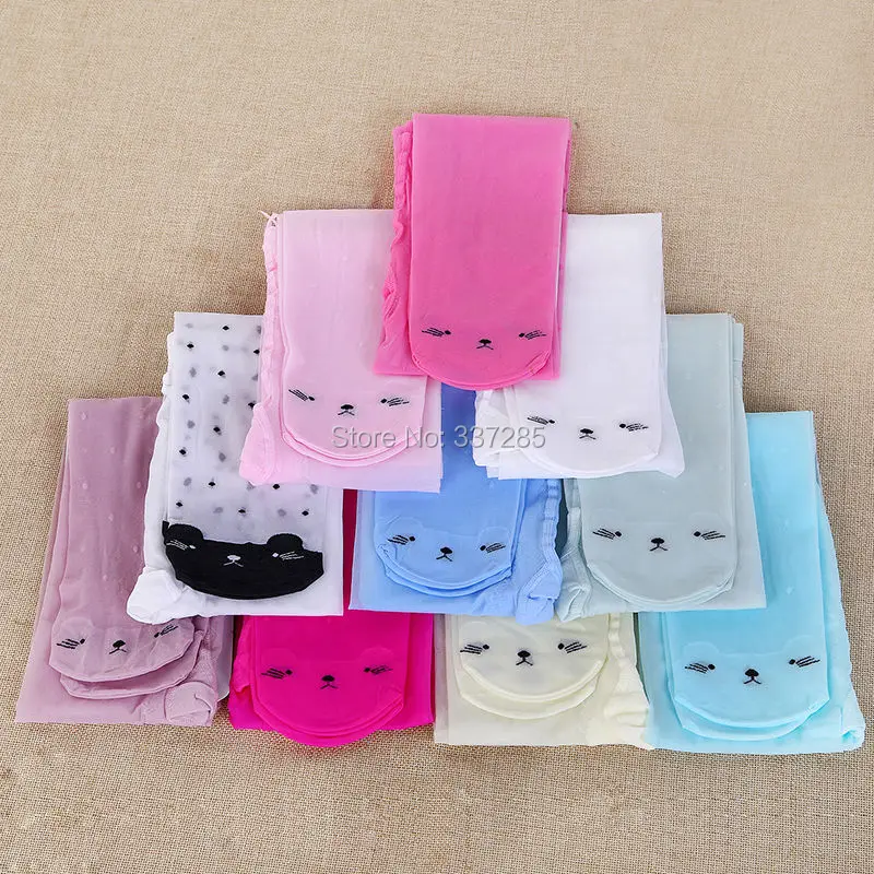 Новинка летние ультратонкие детские колготки для маленьких девочек прозрачные с