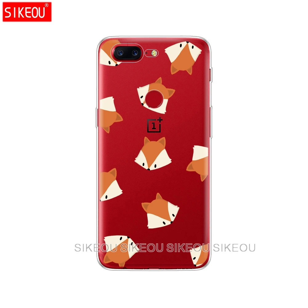 Силиконовый чехол для Oneplus one plus 6 5T 5 3 A3000 A5000 мягкий ТПУ с цветным рисунком лисы