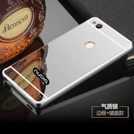 Для zte Nubia Z11 Mini чехол с зеркальным покрытием Алюминиевый металлический бампер акриловый PC чехол для задней панели для zte Nubia Z11 Mini чехол для телефона s - Цвет: Mirror Silver