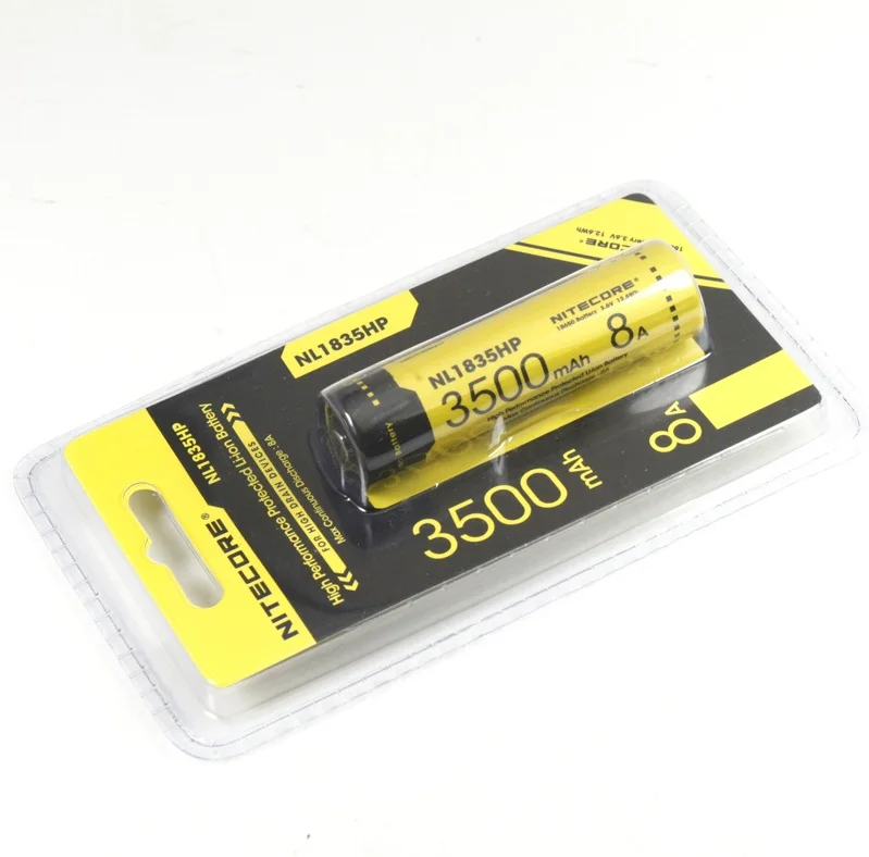 NITECORE I4 зарядное устройство OLED экран Intelli зарядное устройство+ NITECORE 18650 3500mAh 3,6 V 12.6Wh NL1835HP литий-ионный аккумулятор