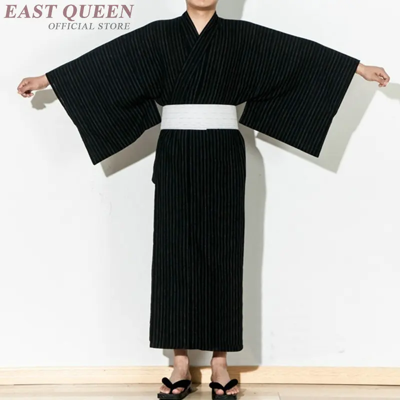 Традиционное японское кимоно одежда для мужчин yukata Мужская haori obi самурая воина