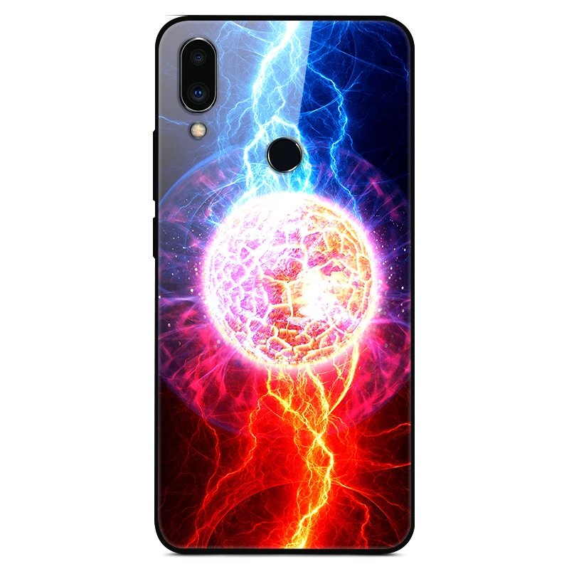 Для Meizu Note 9 чехол из закаленного стекла с изображением планеты космос, чехол из стекла для Meizu M9 Note 9 Note9 Funda, чехол для телефона M9Note