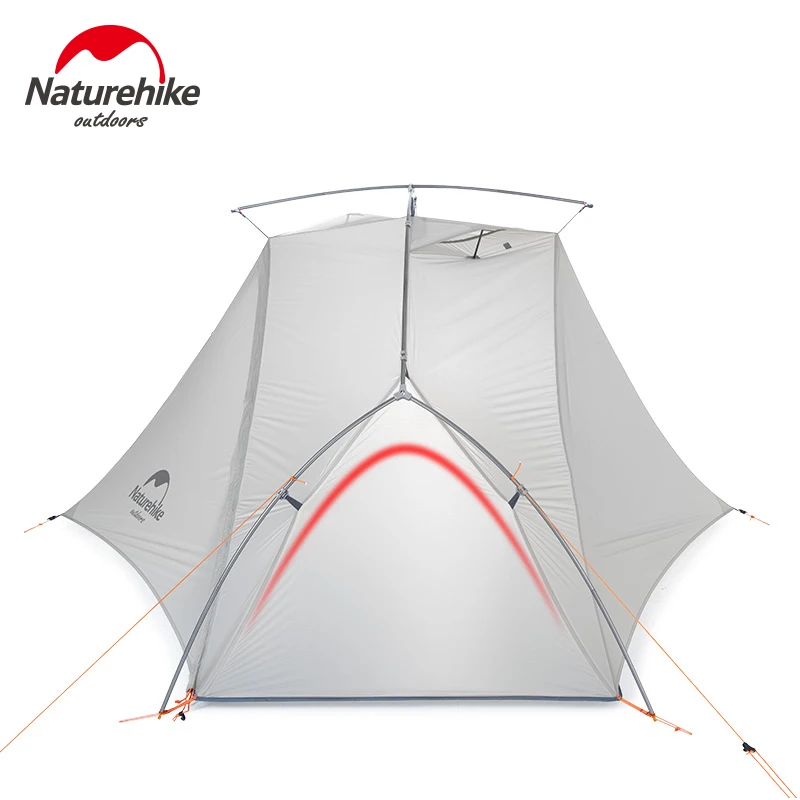 Палатка Naturehike туристическая Ультралегкая нейлоновая двухслойная Y образная
