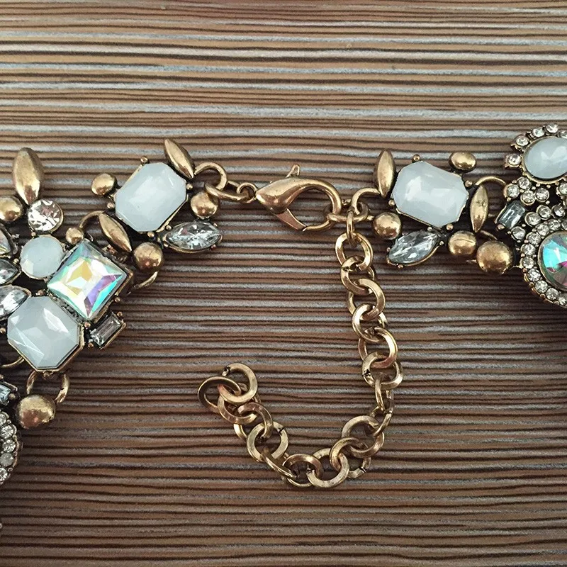 PPG и PGG Женщины Ювелирные Изделия Кристалл Шарм Choker Коренастый Себе Биб Воротник Ожерелье