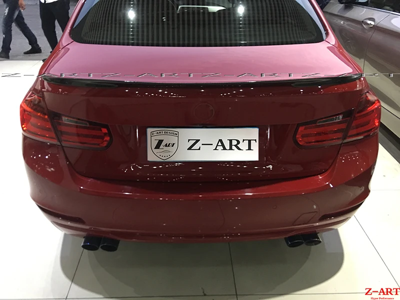 Z ART производительность пластик задний спойлер для BMW F30 2013 2019 глянцевый черный 3